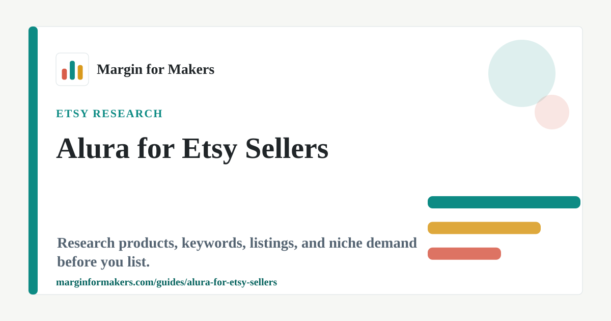 Open Graph preview for Alura for Etsy sellers