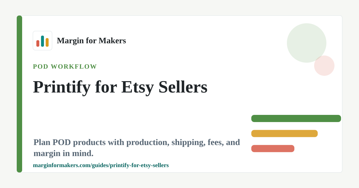 Open Graph preview for Printify for Etsy sellers