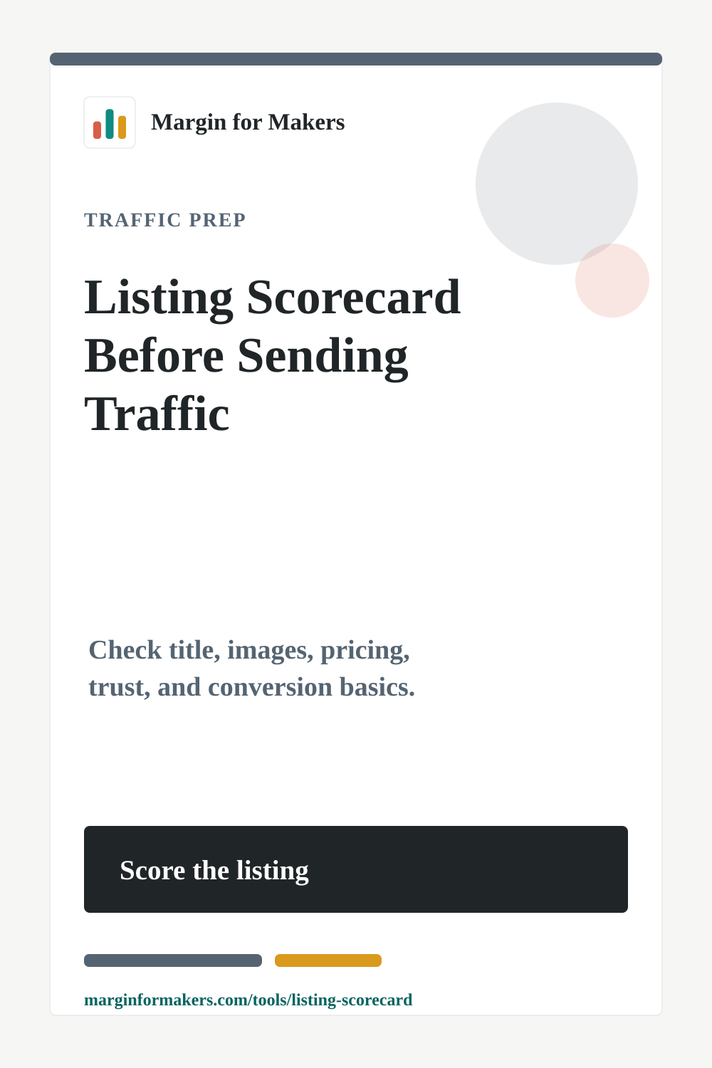 Pinterest image for the listing scorecard